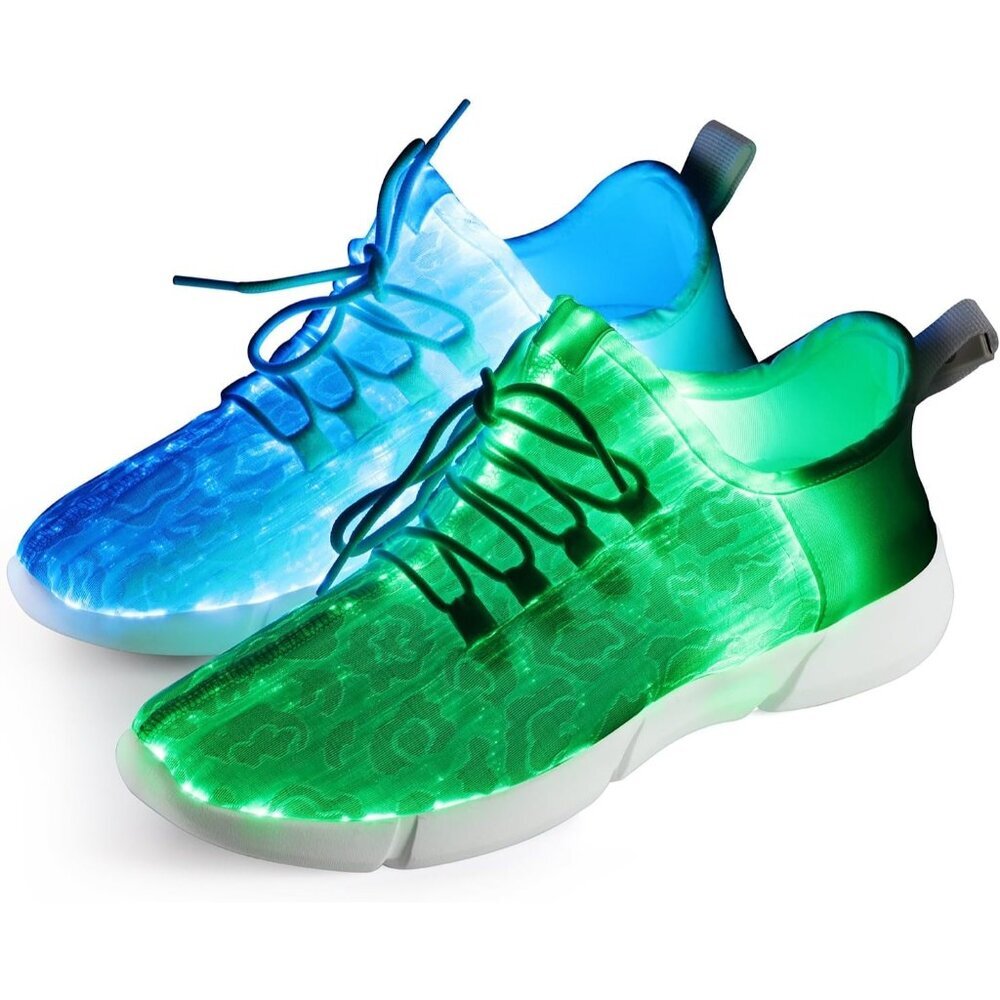⚡Unisex USB Rechargeable Fiber Optic Glowing Sneakers Luminous Flashing Shoe